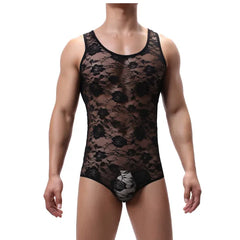 Lace with Flower Bodysuit