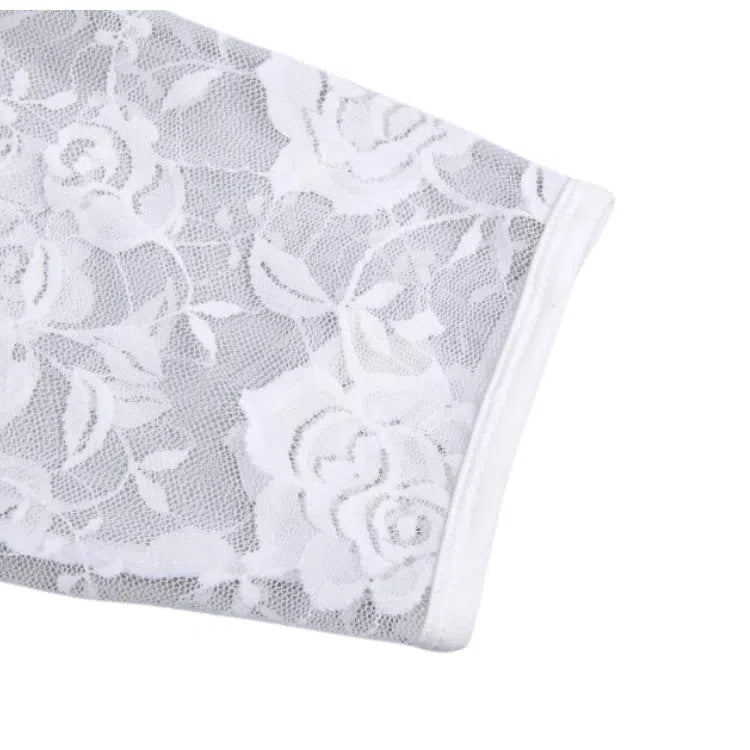 Lace with Flower Bodysuit