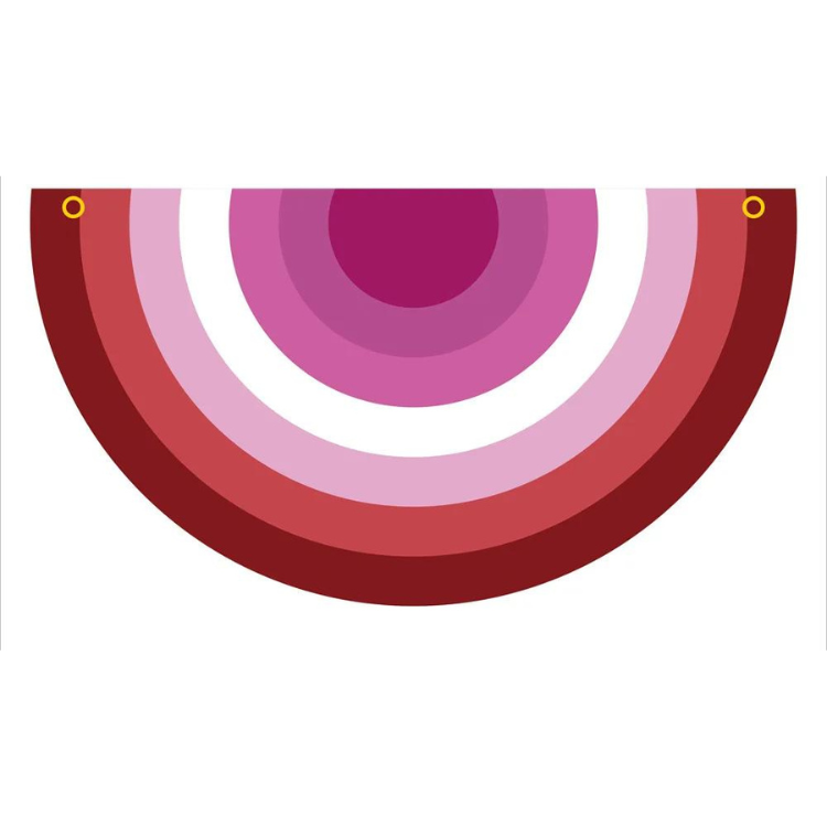 Lesbian Pride Flag Bunting