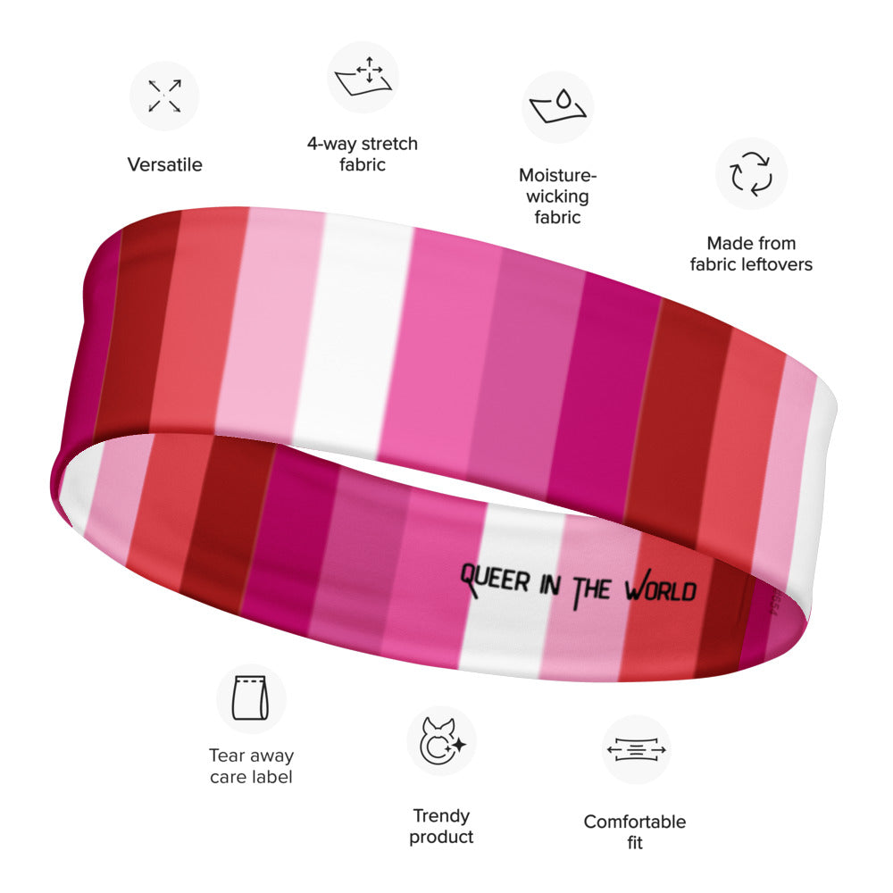 Lesbian Pride Headband