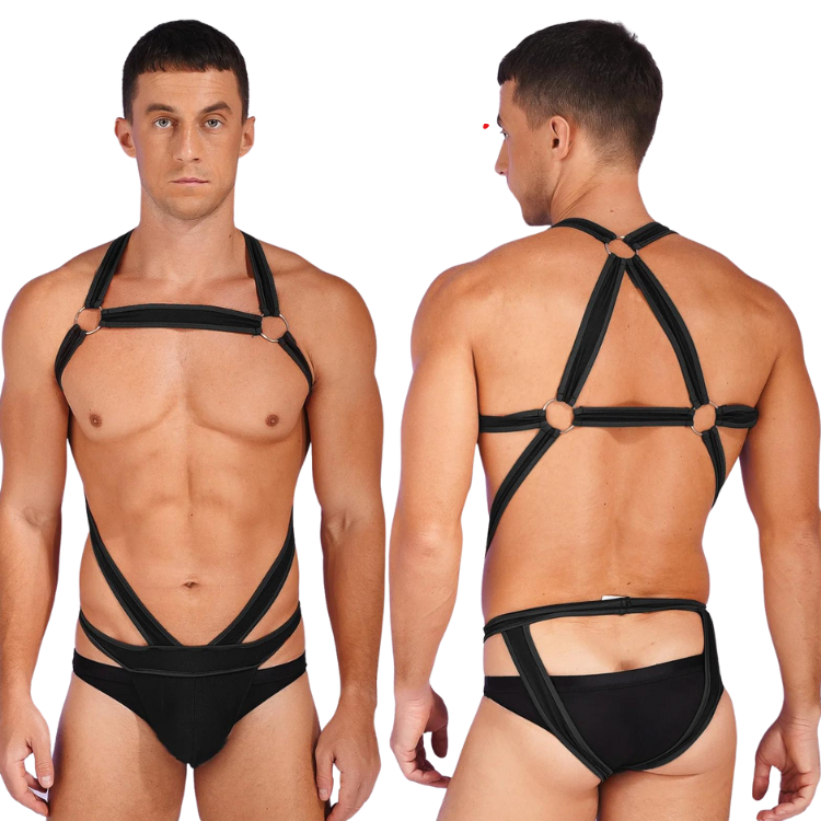 Lingerie Wrestler's Erotic Bulge Singlet