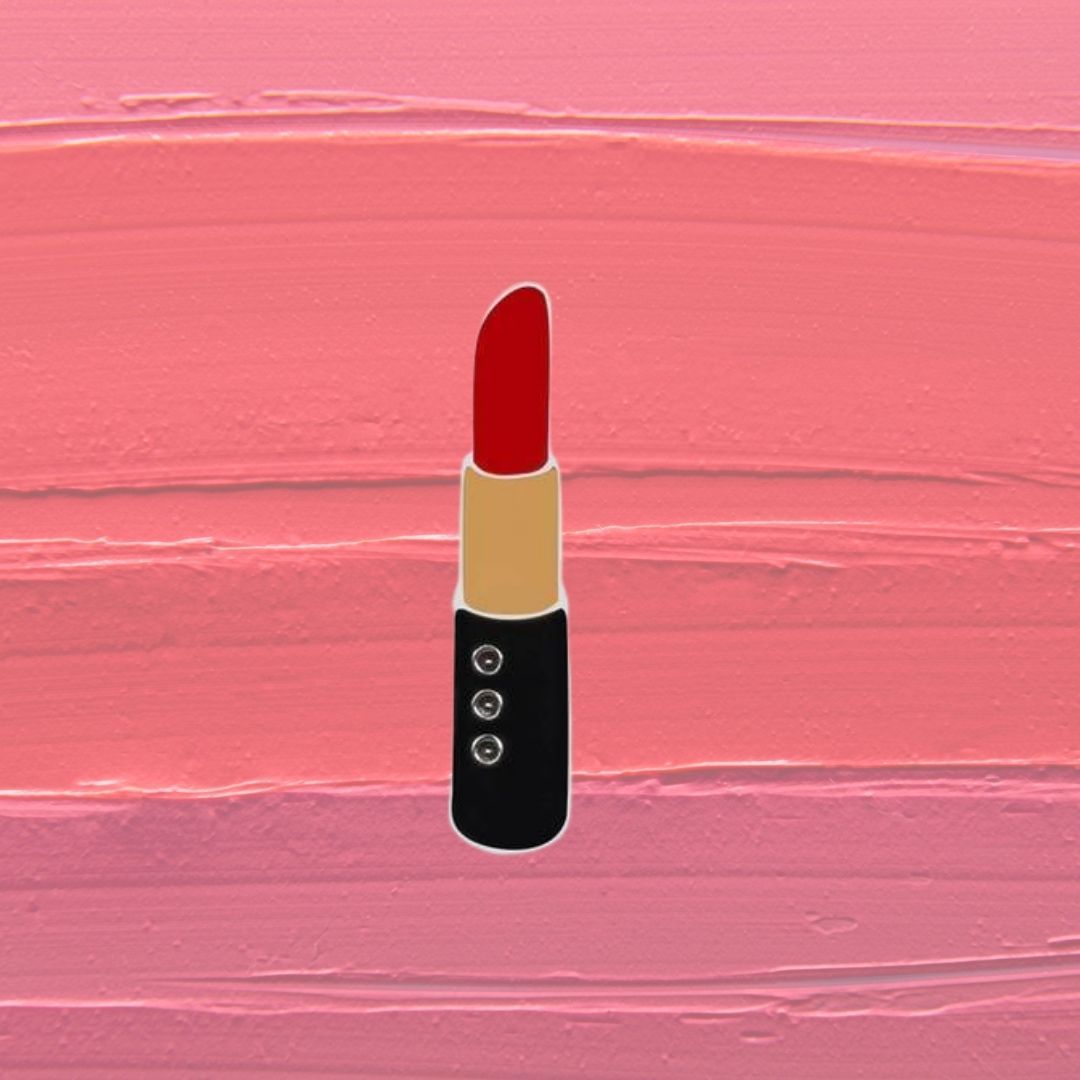 Lipstick Enamel Pin