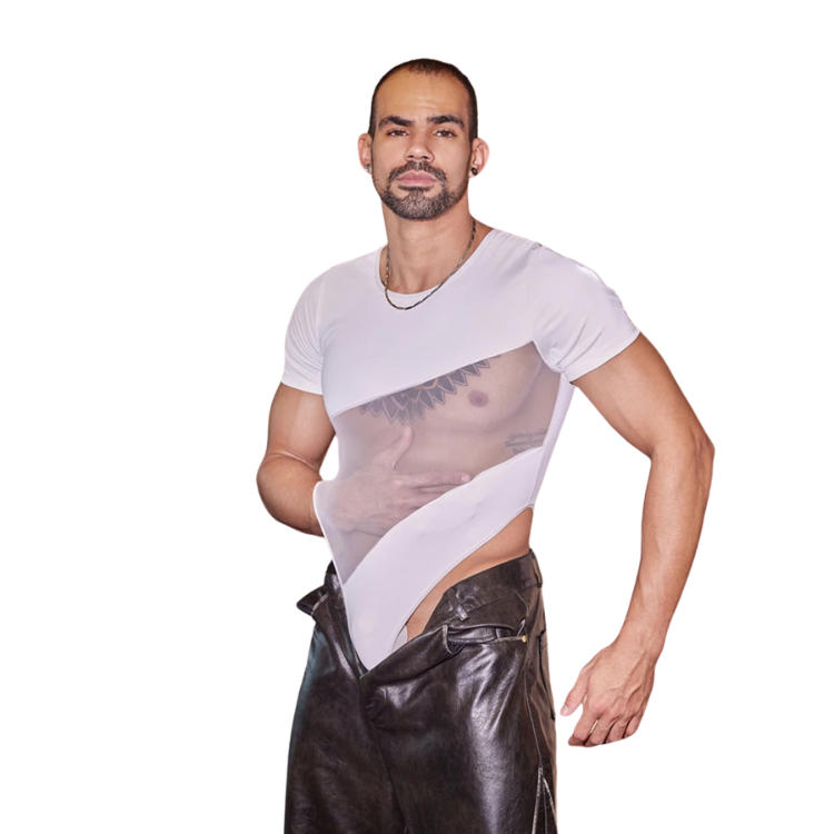 Liquid Confidence Oil Shine Men's Shirt