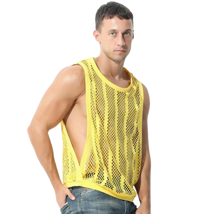 Men's Casual Hollow Out Sexy Tank Top