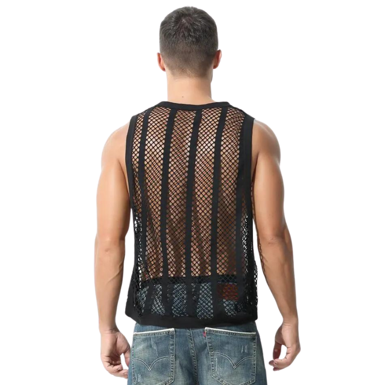 Men's Casual Hollow Out Sexy Tank Top