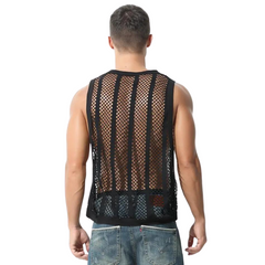 Men's Casual Hollow Out Sexy Tank Top
