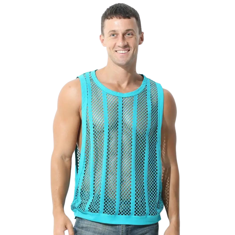 Men's Casual Hollow Out Sexy Tank Top