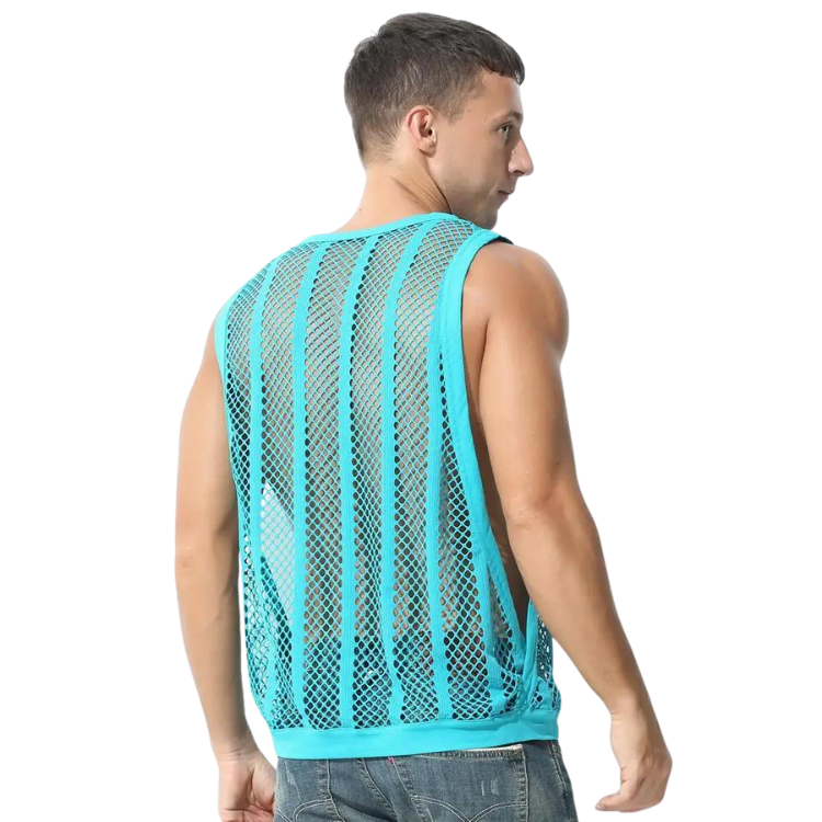 Men's Casual Hollow Out Sexy Tank Top