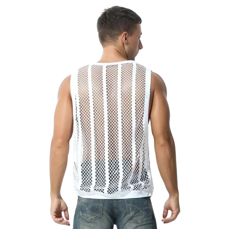 Men's Casual Hollow Out Sexy Tank Top