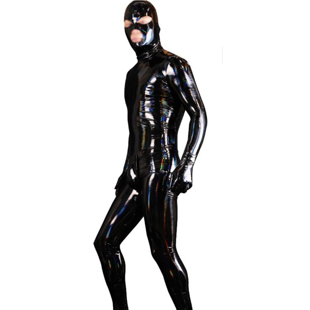 Men's Long Sleeve Spandex Bodysuit