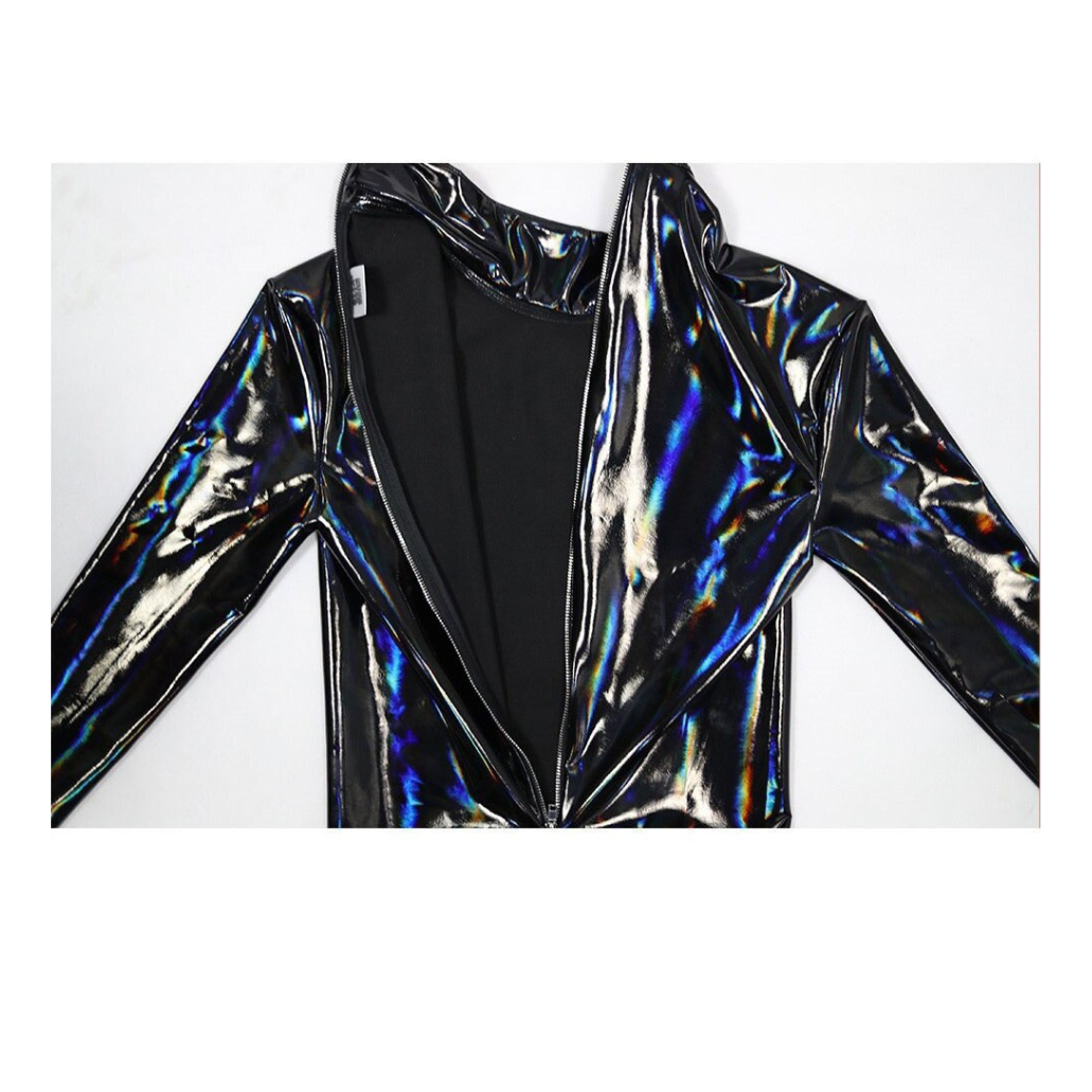 Men's Long Sleeve Spandex Bodysuit