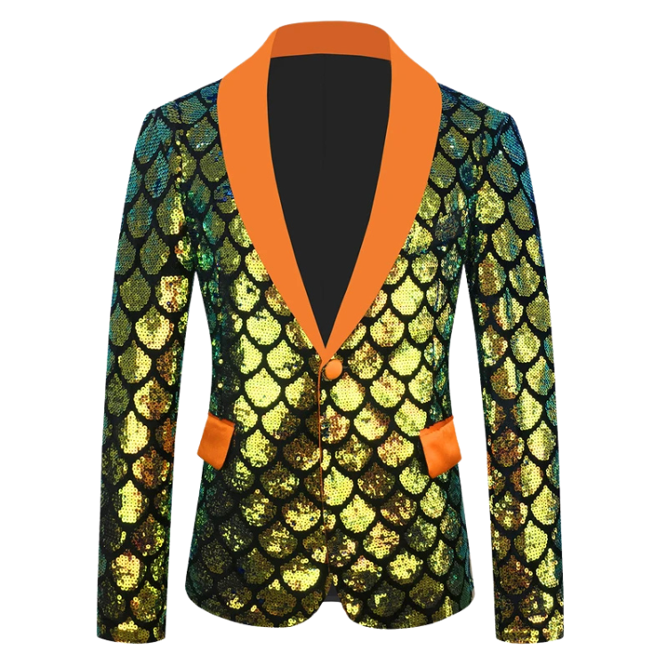 Mermaid Chic Shimmer Blazer