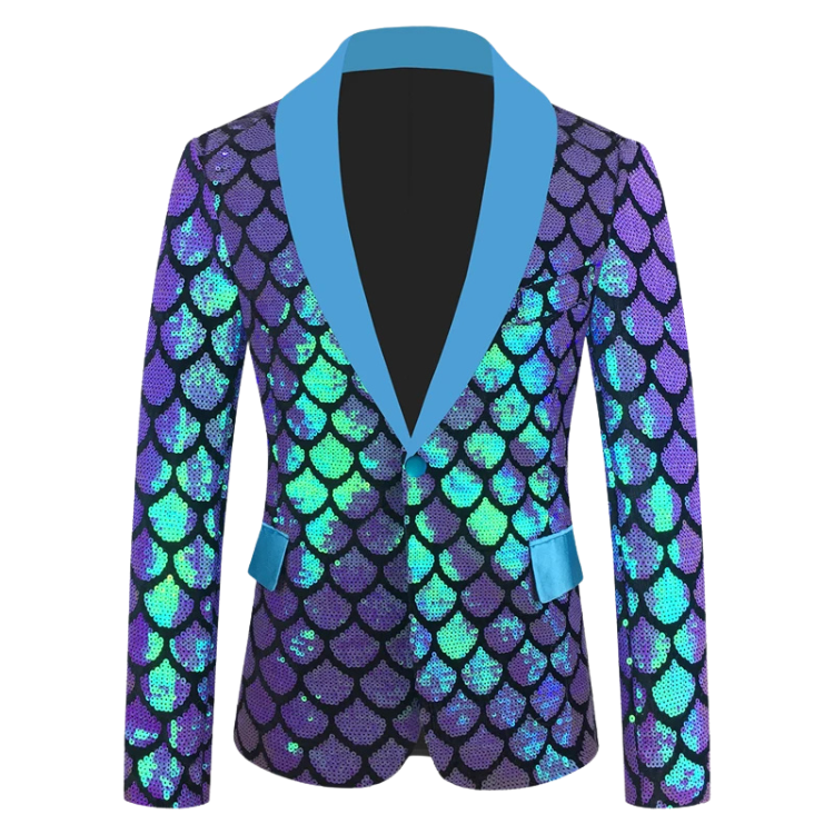 Mermaid Chic Shimmer Blazer