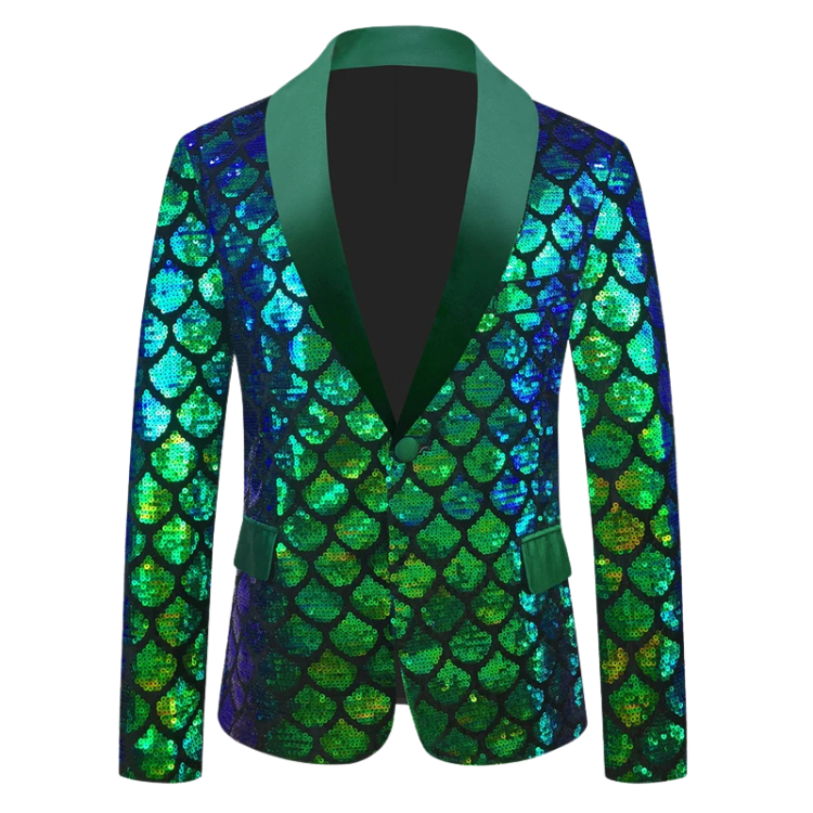 Mermaid Chic Shimmer Blazer