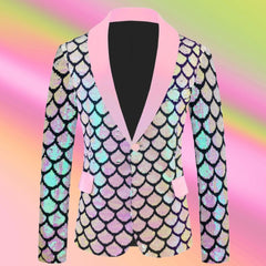 Mermaid Chic Shimmer Blazer