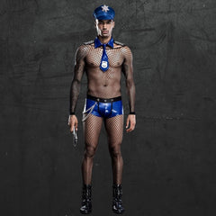 Mesh Gay Navy Costume