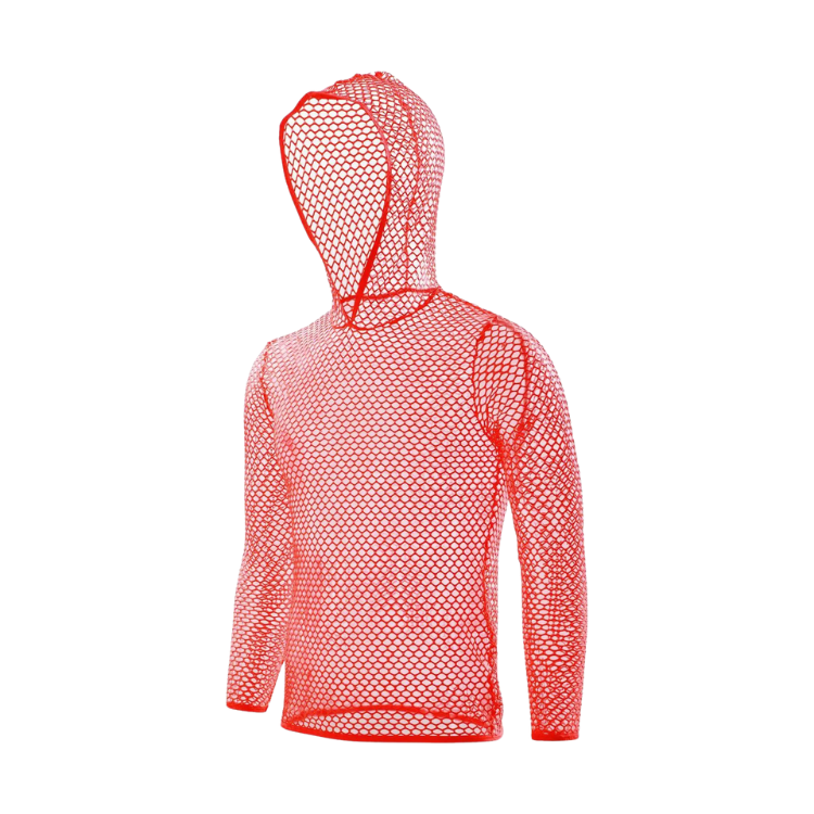 Mesh Hooded T-Shirt