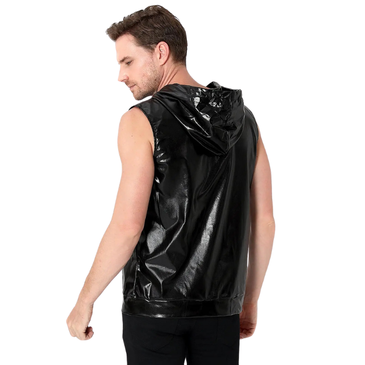 Metallic Zip-Up Klub Kid Vest