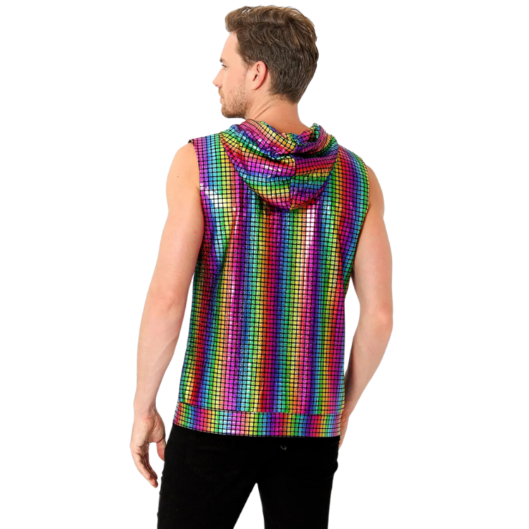 Metallic Zip-Up Klub Kid Vest