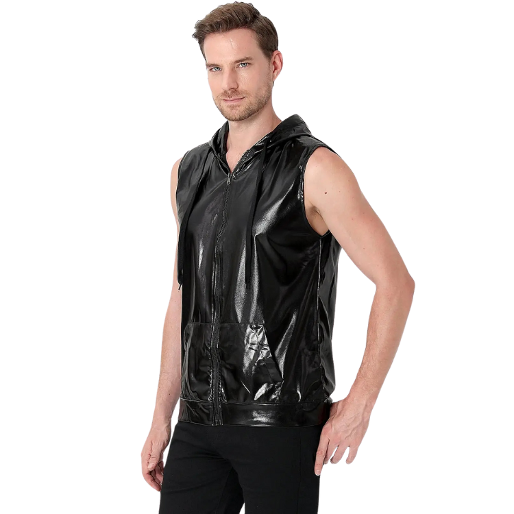 Metallic Zip-Up Klub Kid Vest