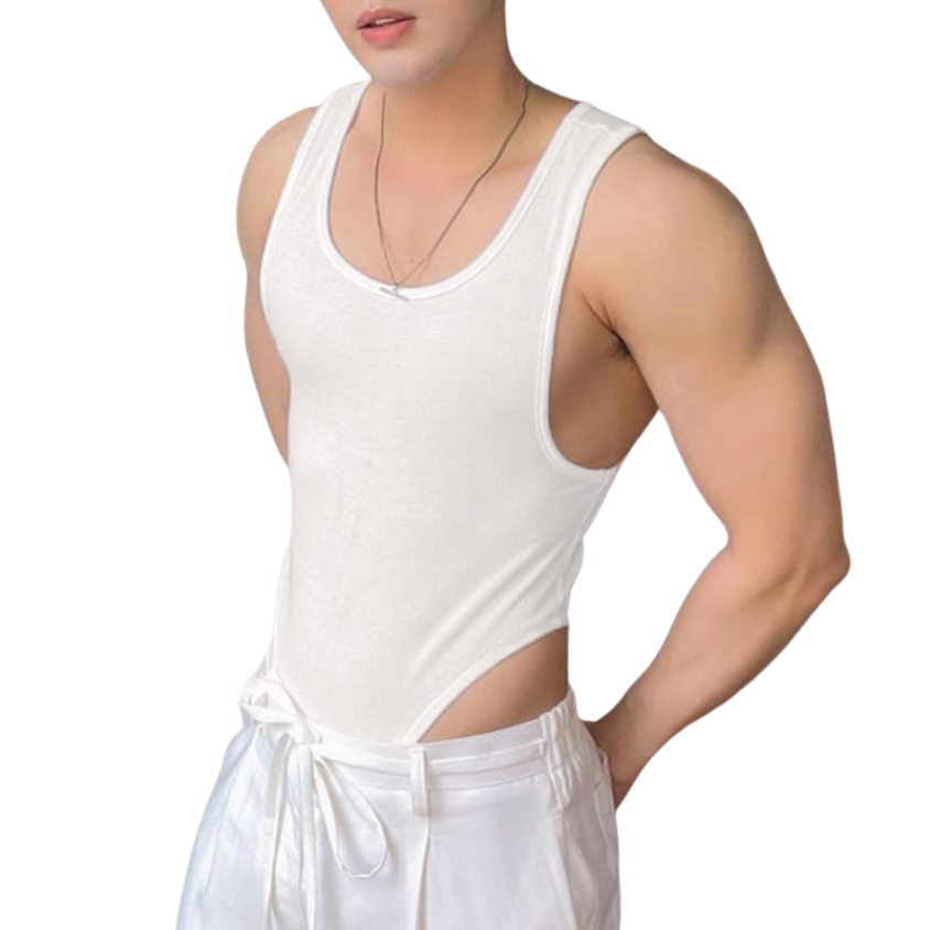 Modal Solid Colour Wide Shoulder Leotard