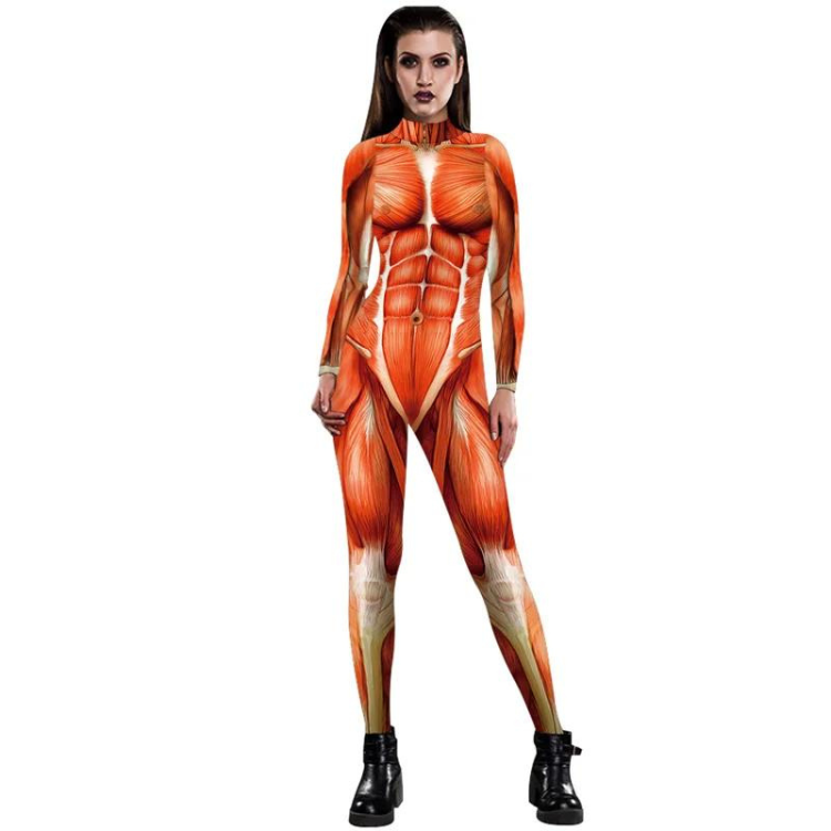 Muscle Nude Bodysuit