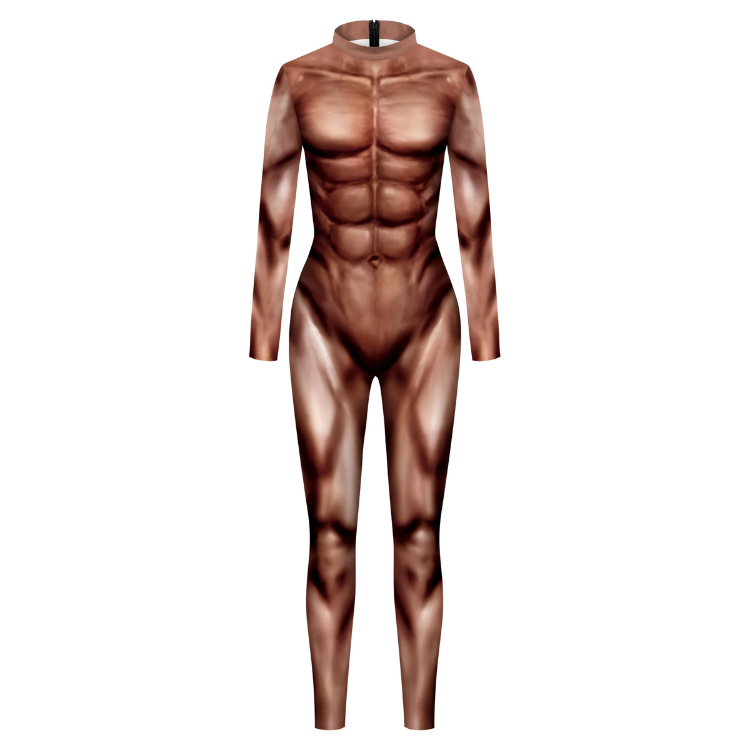 Muscle Nude Bodysuit