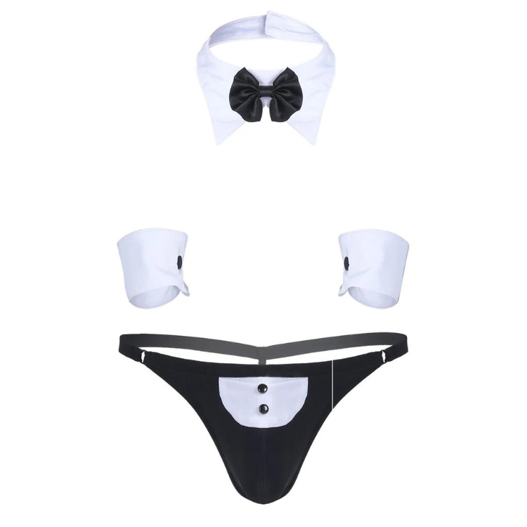 Naked Tuxedo Lingerie Costume