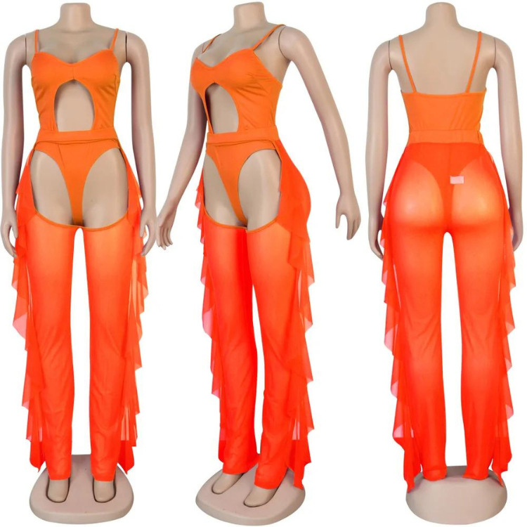 Neon Bodysuit: Sexy Female Rave Wear