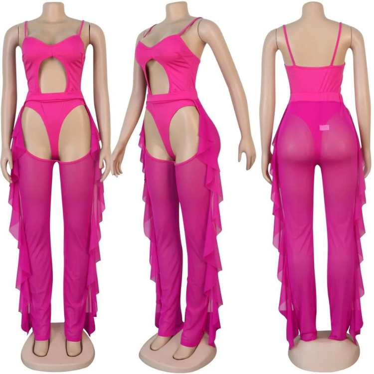 Neon Bodysuit: Sexy Female Rave Wear