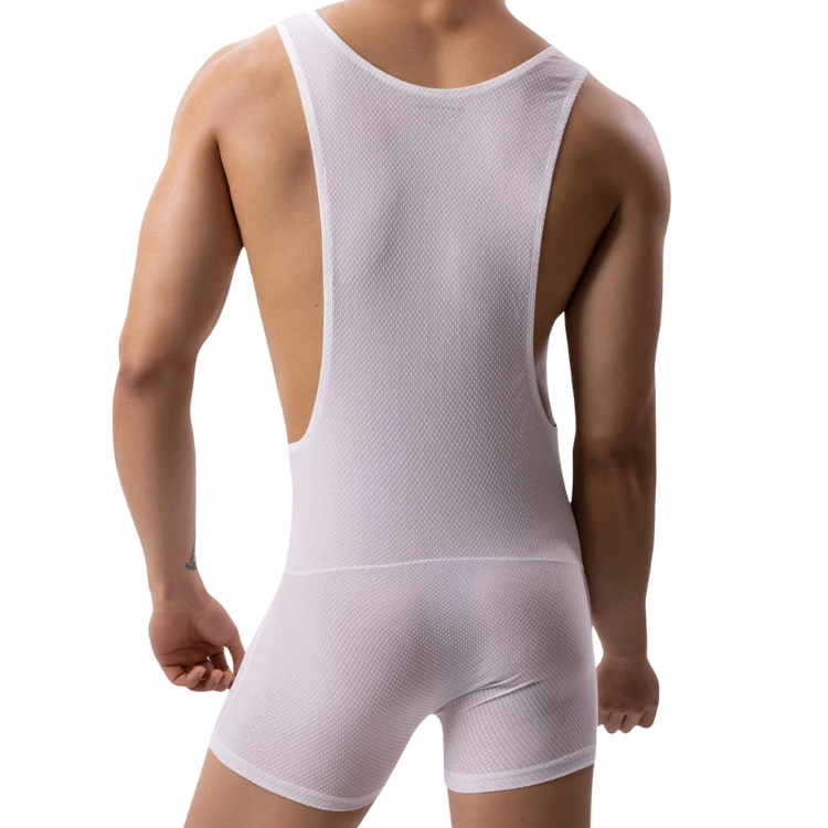 Neon Skin Tight Wrestling Singlet Leotard