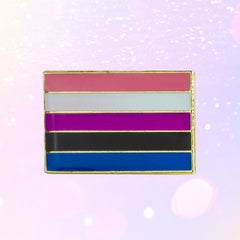 Genderfluid Pride Enamel Pin