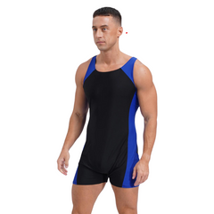 One-Piece Male Swim Jumpsuit