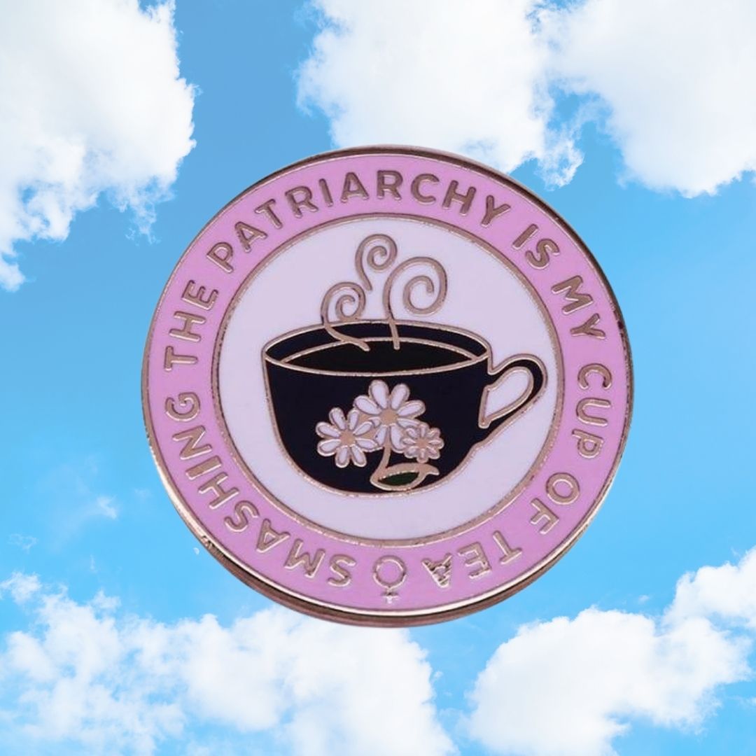 Smashing The Patriarchy Enamel Pin