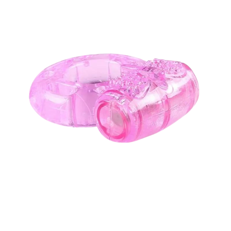 Pink Vibrating Cock Ring