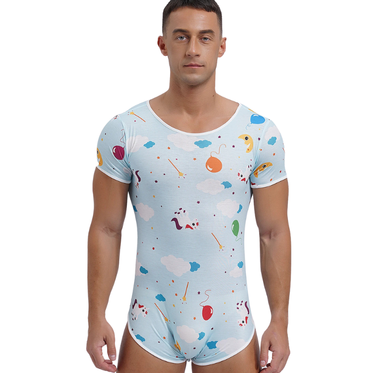 Playful Dreams Printed Onsie Pajamas