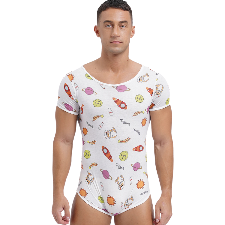 Playful Dreams Printed Onsie Pajamas