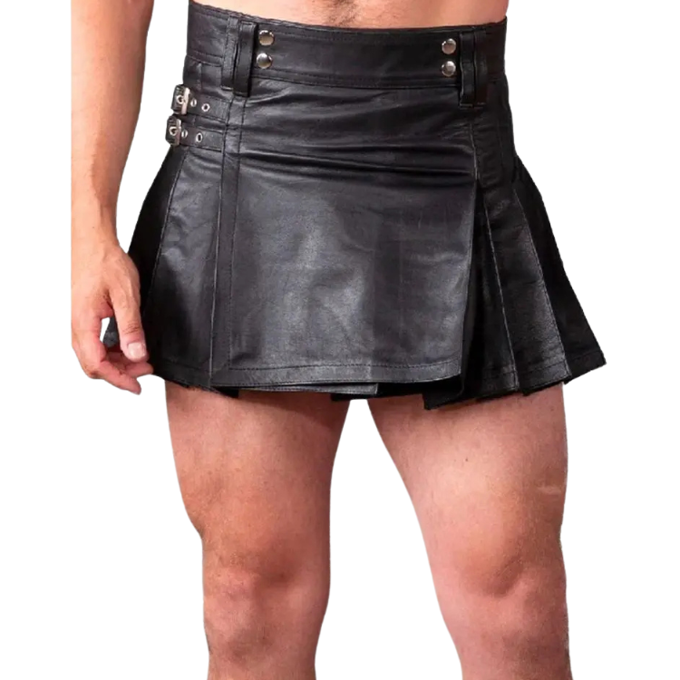 Pleated Men’s Micro Mini Skirt