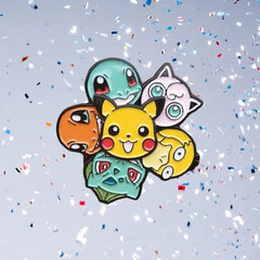 Pokemon Friends Enamel Pin
