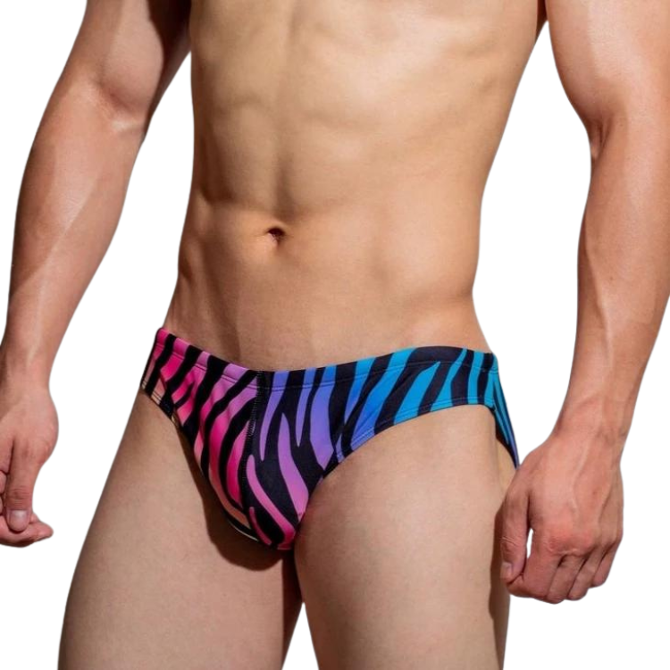 Psychedelic Dive Swim Briefs