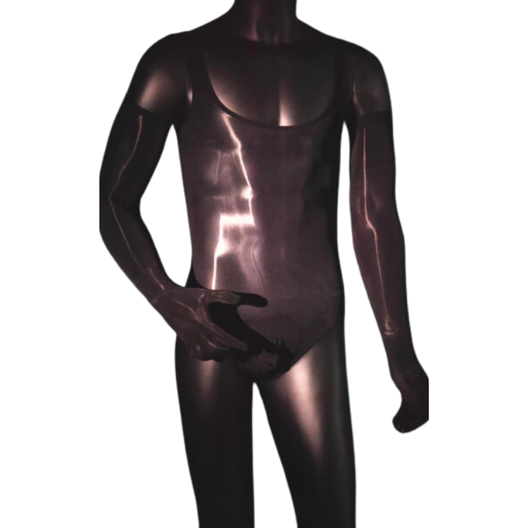Queer Glow-Up Shiny Member Bodysuit