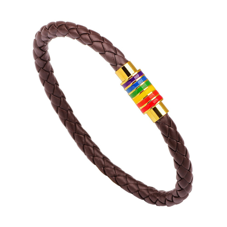 Queer Pride Woven Bracelet