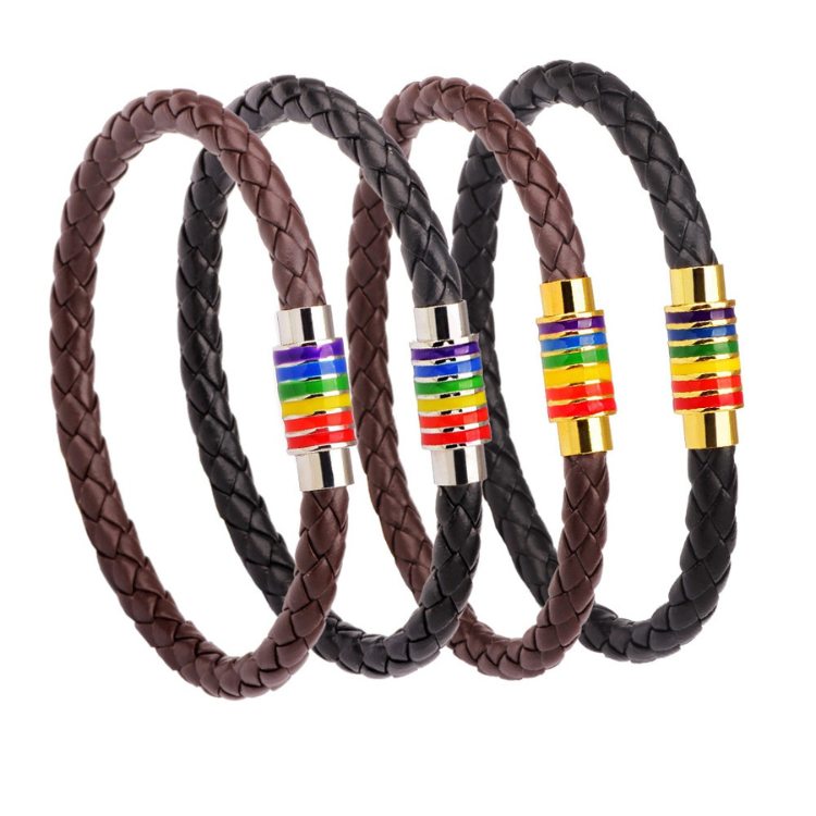 Queer Pride Woven Bracelet
