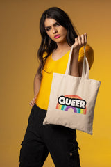 Queer Rainbow Eco Tote Bag