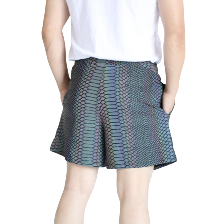 Rainbow-Reflect Snake Street T-Shirt Shorts