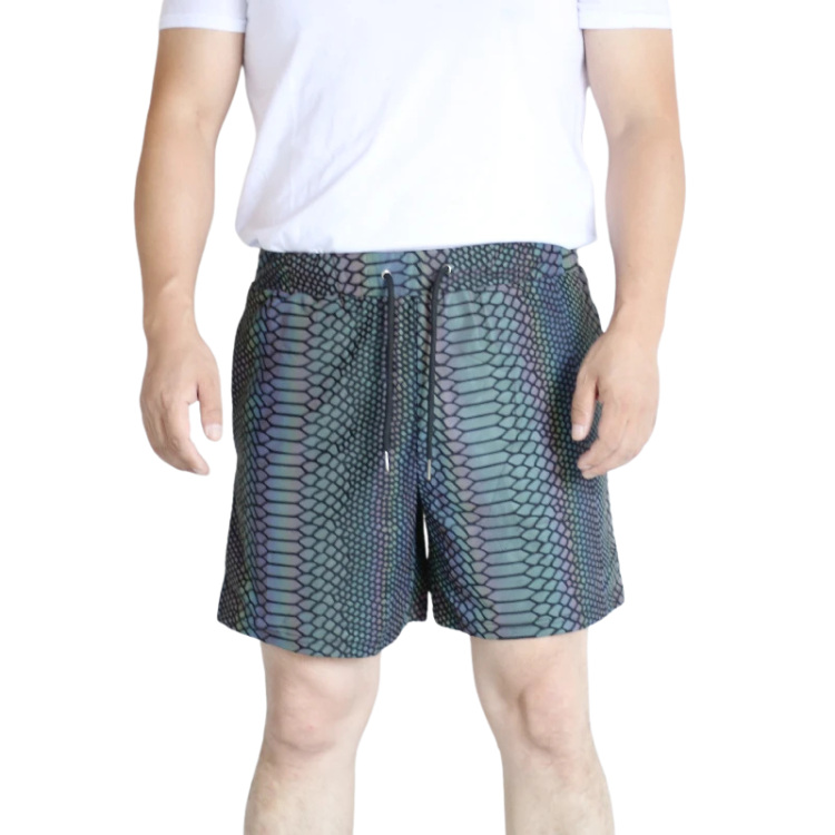 Rainbow-Reflect Snake Street T-Shirt Shorts