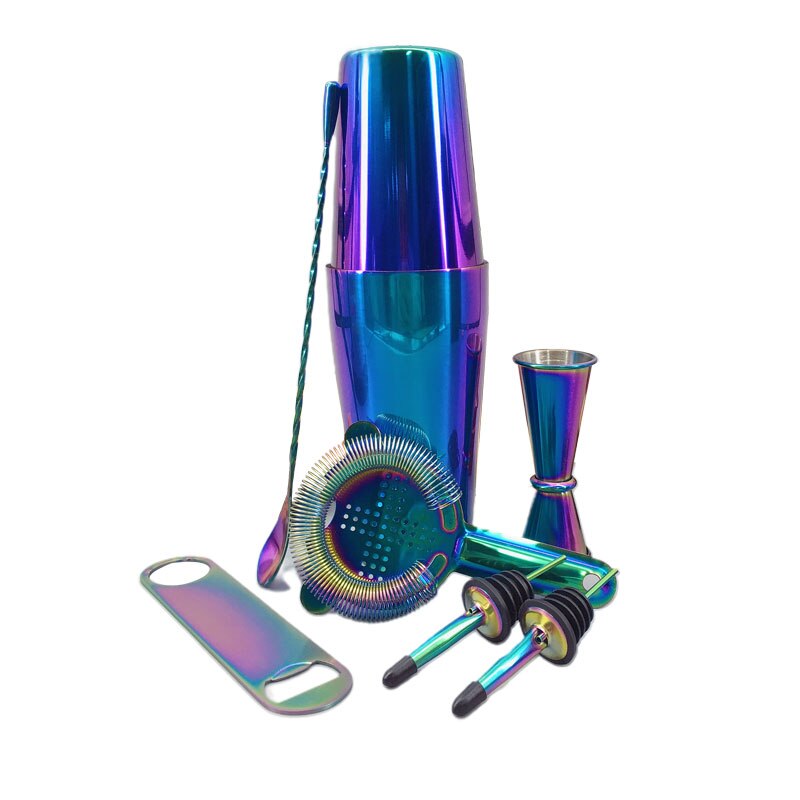 Rainbow Cocktail Shaker Set