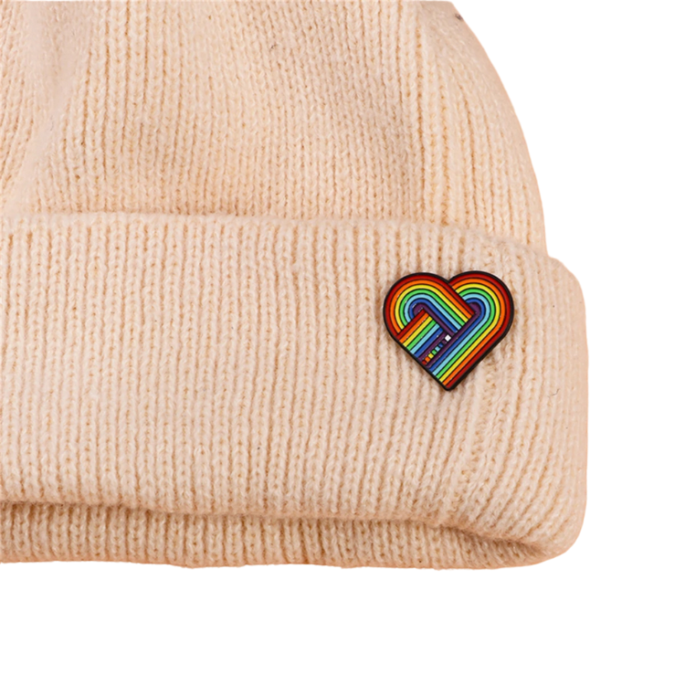 Rainbow Heart Enamel Pin