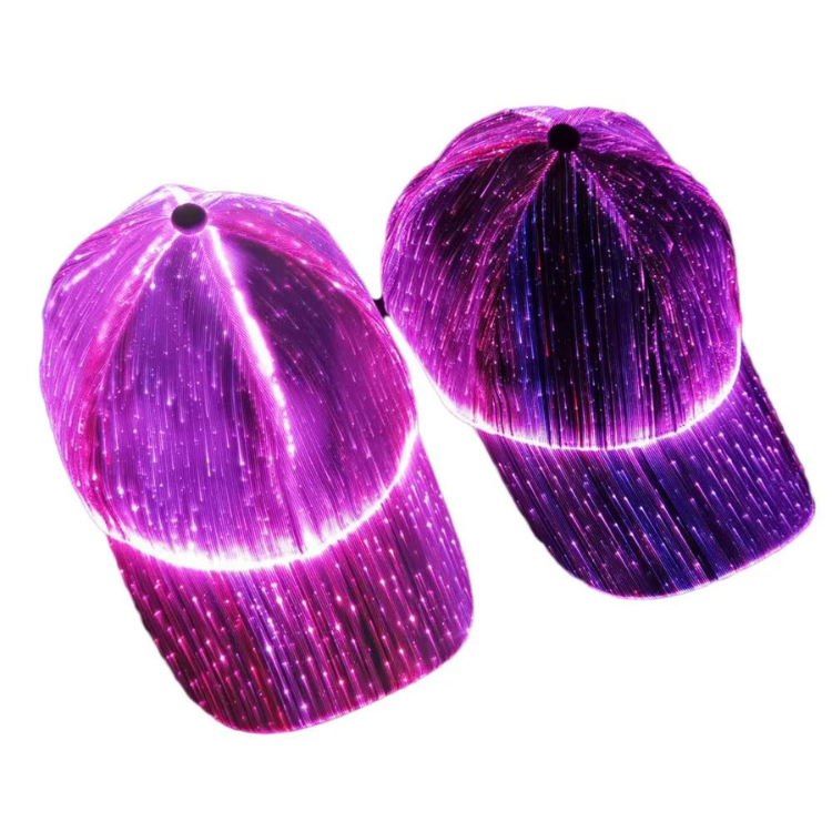 Raver GlowCap LED Fiber Optic Hat
