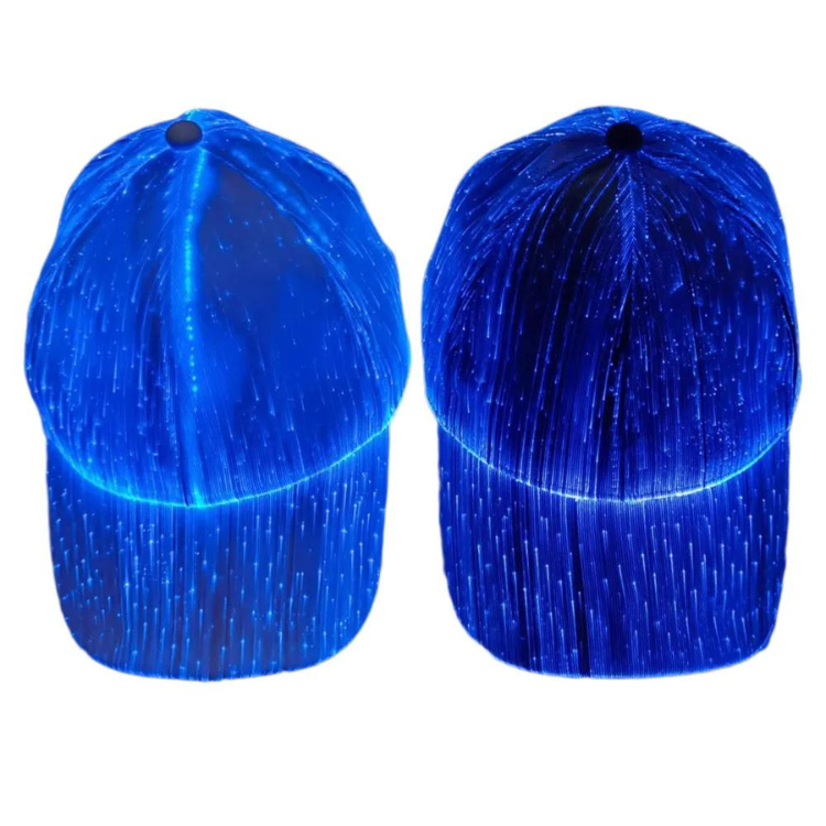 Raver GlowCap LED Fiber Optic Hat